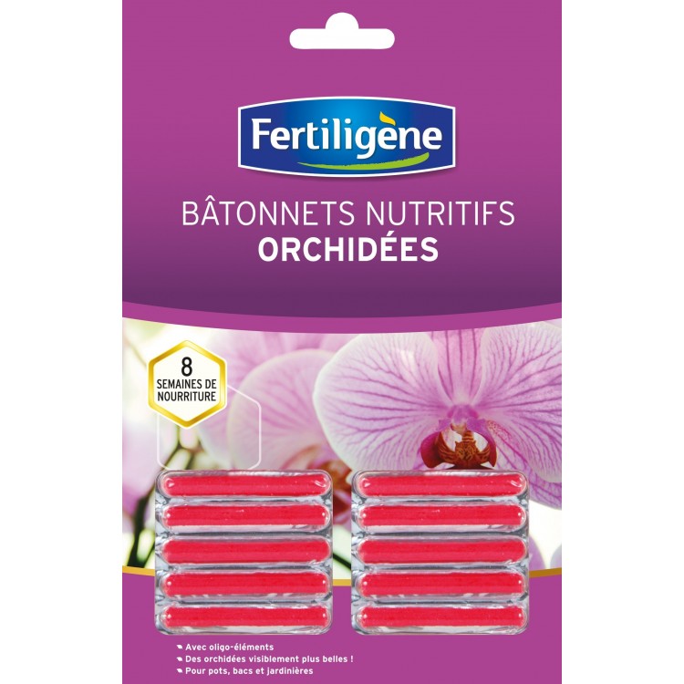 Fertiligène - Bâtonnets orchidées Fertiligène - Lot de 10