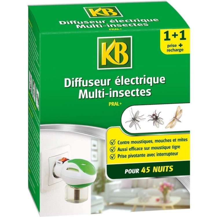 KB - Diffuseur Electrique Multi-insectes + recharge - 35 ml