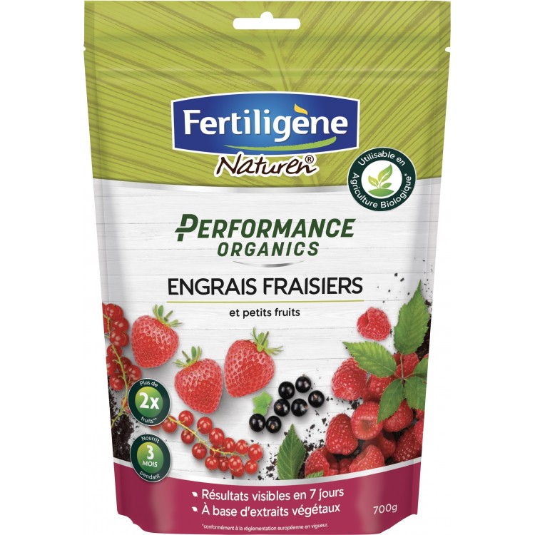 Fertiligène - Engrais Performance Organics Fraisiers et Petits Fruit