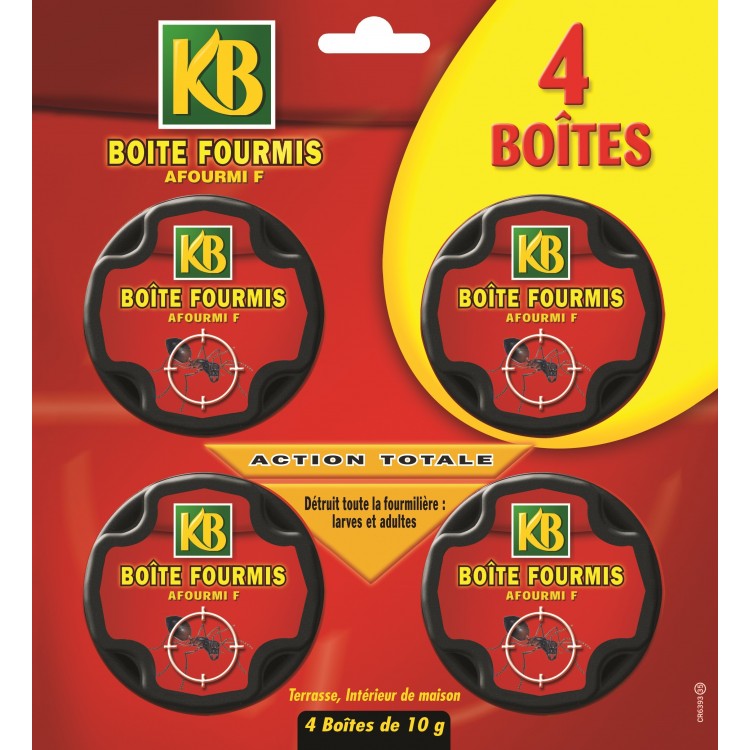 KB - Anti Fourmis Boites Appat x4