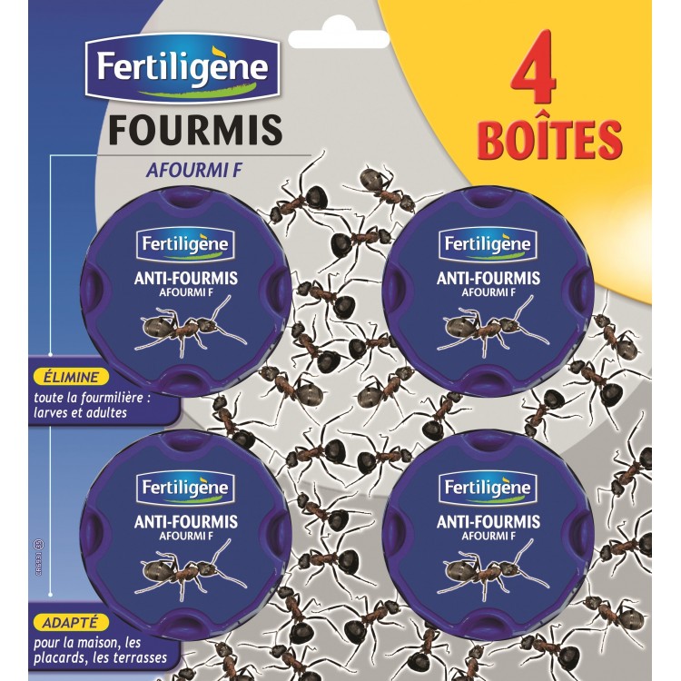 Fertiligène - Lot de 4 Boîtes appât Anti-Fourmis