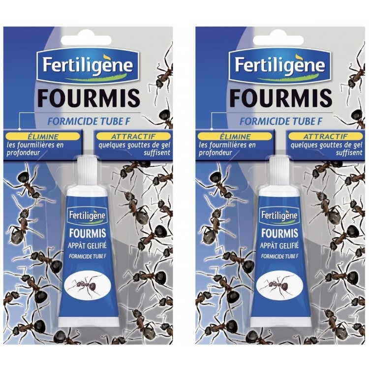 Fertiligène - Anti Fourmis, Lot de 2 Tubes Gel - 30 g