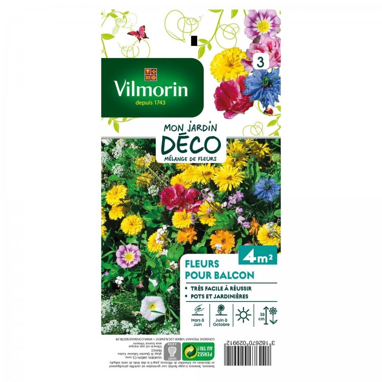 Vilmorin - Fleurs Annuelles pour Balcons, Multicolore