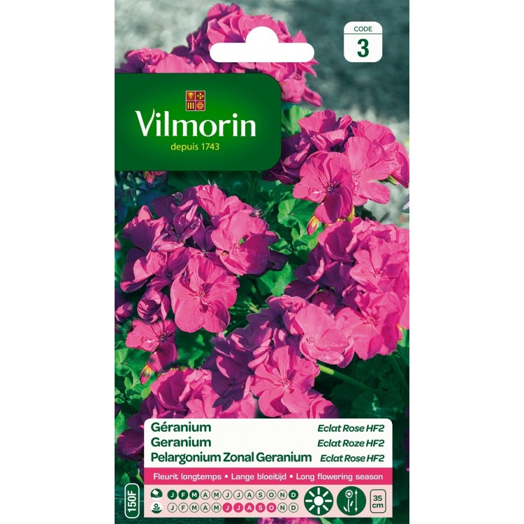 Vilmorin - Geranium Eclat Rose