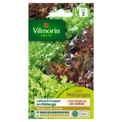 Vilmorin - Laitue à Couper en Mélange Bol Vert/Rouge