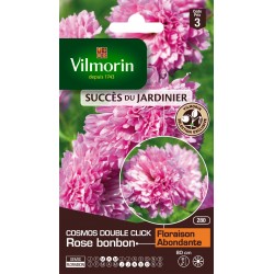 Vilmorin - Cosmos Double Click rose bonbon - SDJ