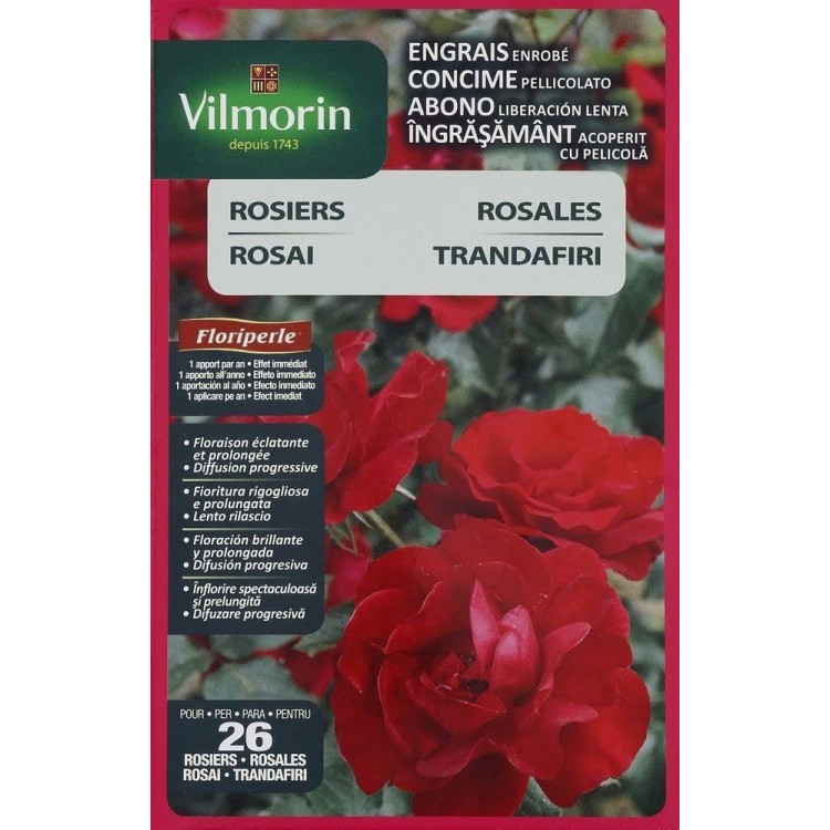 Vilmorin - Engrais Enrobés Rosiers Floriperle Etui de 800 g