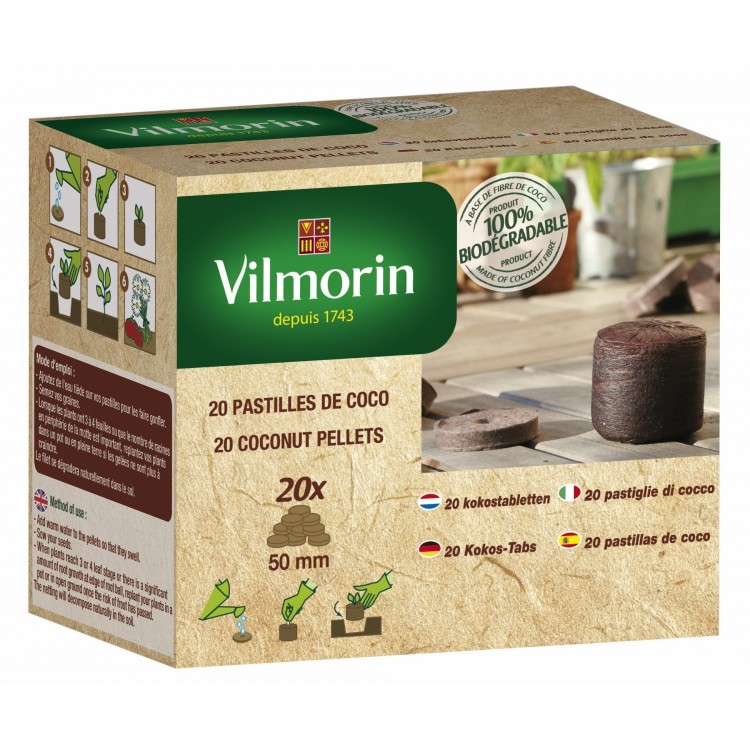 Vilmorin - 20 Pastilles 50mm Tout En Un