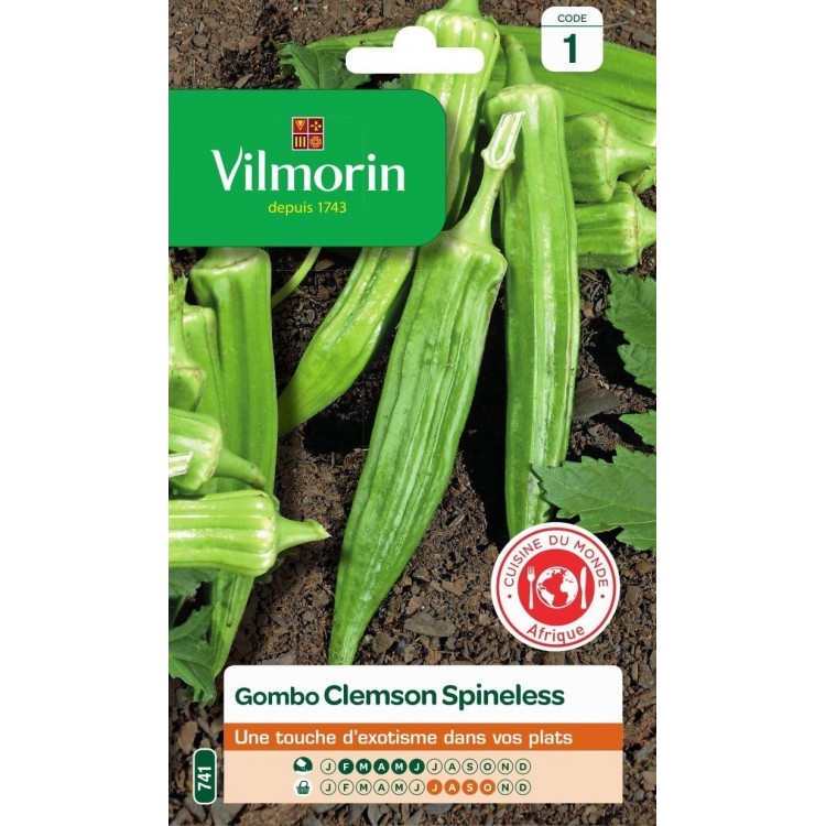 Vilmorin - Gombo Clemson Spineless