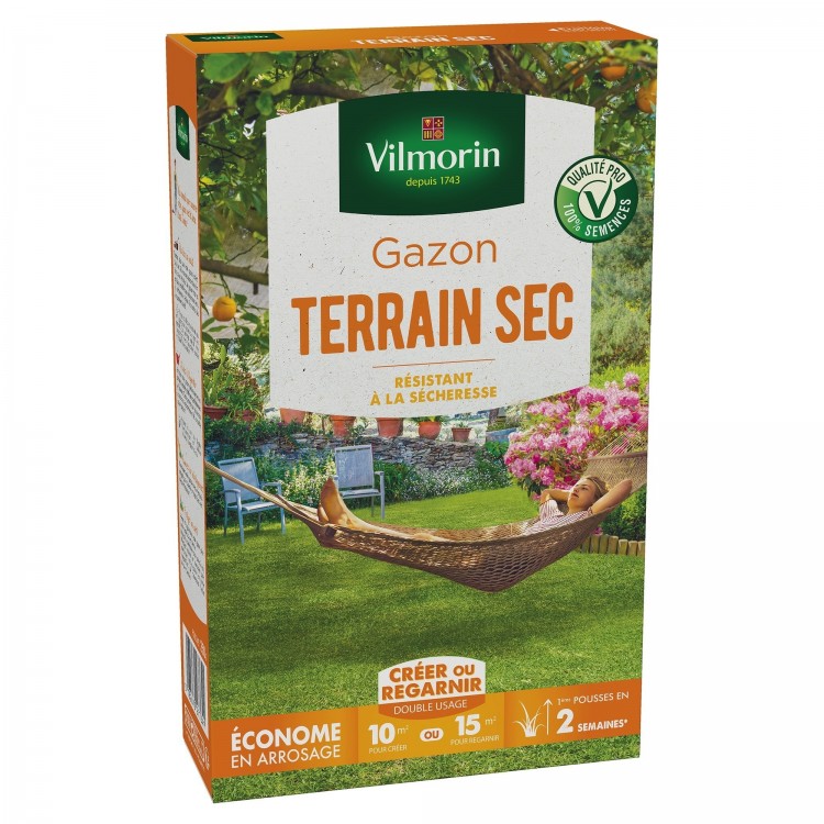 Vilmorin - Gazon Terrain Sec 250 gr