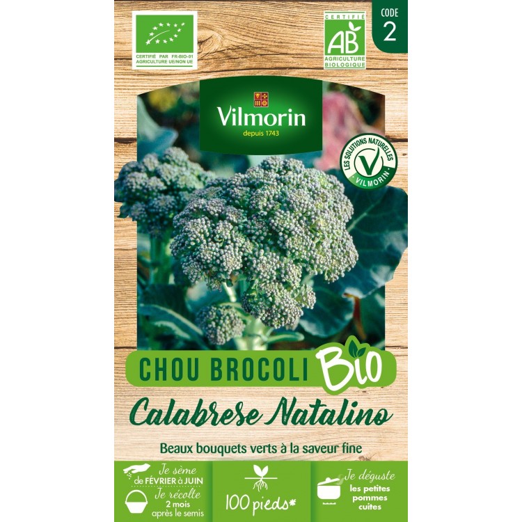 Vilmorin - Chou Brocoli Calabraise Bio