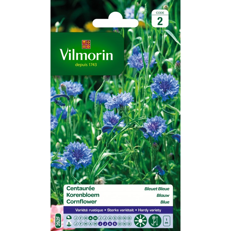 Vilmorin - Centaurée bleuet double bleue