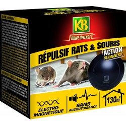 KB Répulsif Rats et Souris Électromagnétique, 1 pièce, Taille Unique