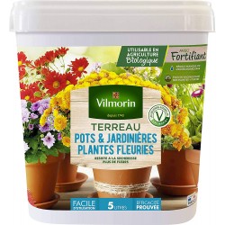 Vilmorin Jardinière Fleurs Terreaux 5L