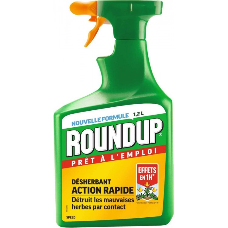 Roundup - Désherbant Biocontrôle 1h pulvérisateur intégré 1.2