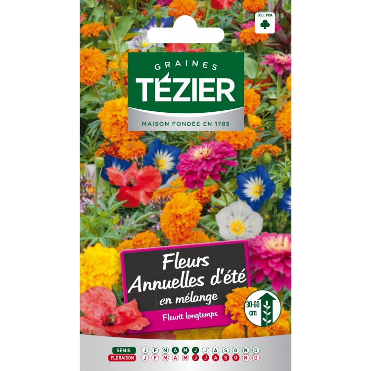 Tezier - Fleurs annuelles d'été en mélange