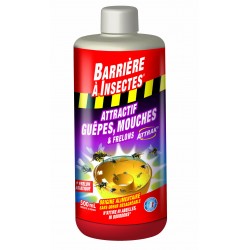 Barrière à Insectes Appât pour Pièges à Guêpes, Frelons, Concentré 500 mL