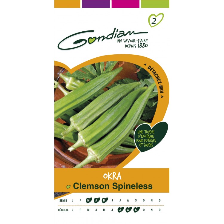 Gondian - Okra Clemson Spineless