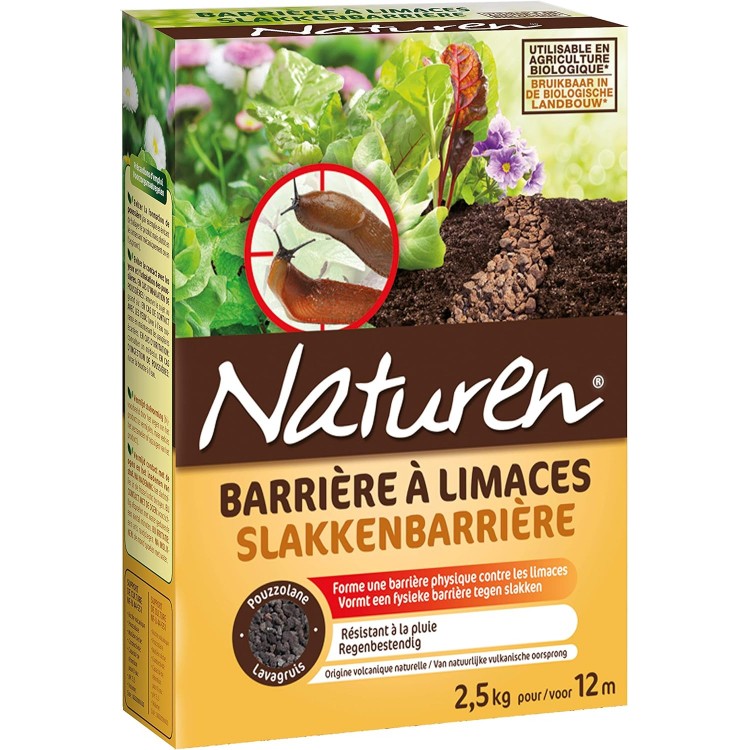 NATUREN NBLIM250 - Barrière à Limaces Granulés UAB 2,5 kg