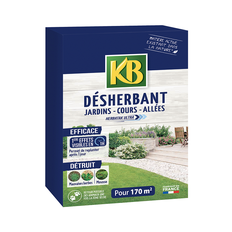 KB Désherbant Concentré Jardin Cours Allées 400 ML