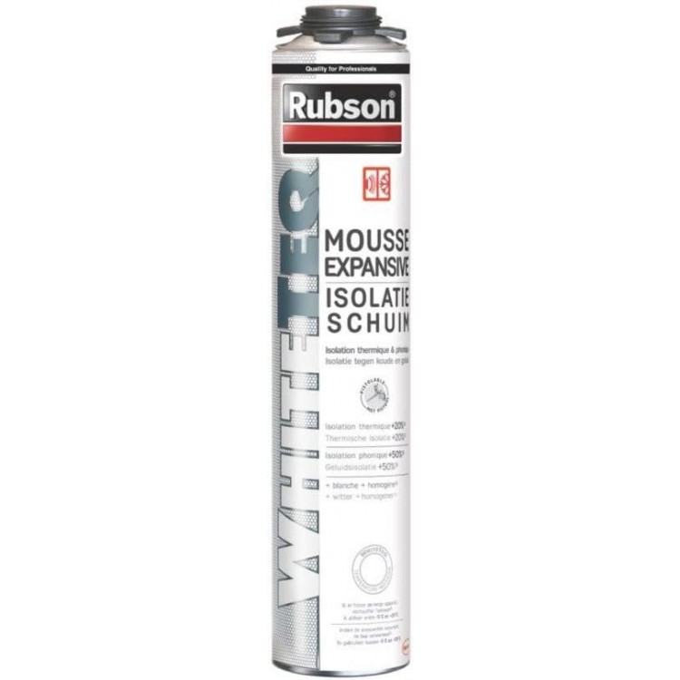 Rubson WhiteTeq Mousse expansive pour isolation thermique et phonique- Mousse pi