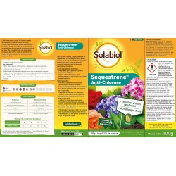 SOLABIOL Sequestrene Antichlorose - 100 G - Résultats Visibles Rapidement - Acti