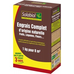 SOLABIOL Engrais Complet - 1 Kg - Effet Starter et Durable SOCONAT1