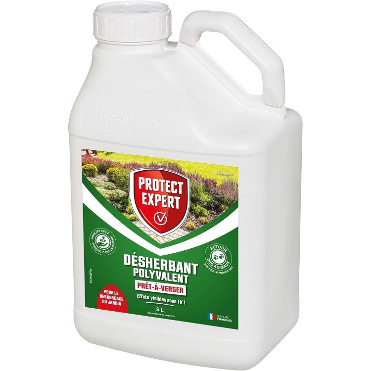 PROTECT EXPERT Désherbant Polyvalent Prêt-à-Verser | 5L