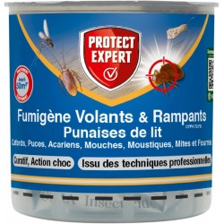 PROTECT EXPERT Fumigènes Anti-punaise de lit - 10 G - Elimine Les Larves, Punais