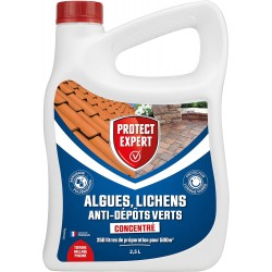 PROTECT EXPERT Algues | Lichens | Anti-Dépôt Vert | Concentré 2,5L