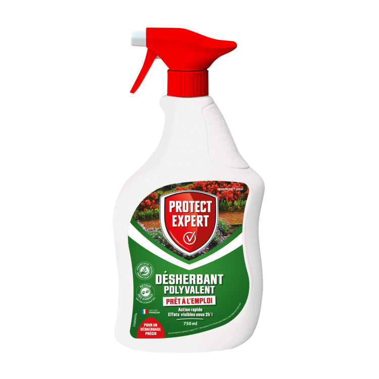  PROTECT EXPERT désherbant polyvalent | prêt-a-l'emploi | 750 ml|