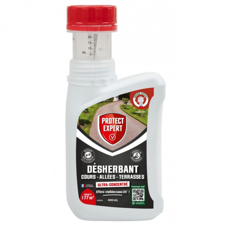 PROTECT EXPERT DESHERBANT ULTRA CONCENTRE 400ML COURS ALLEES TERRASSES