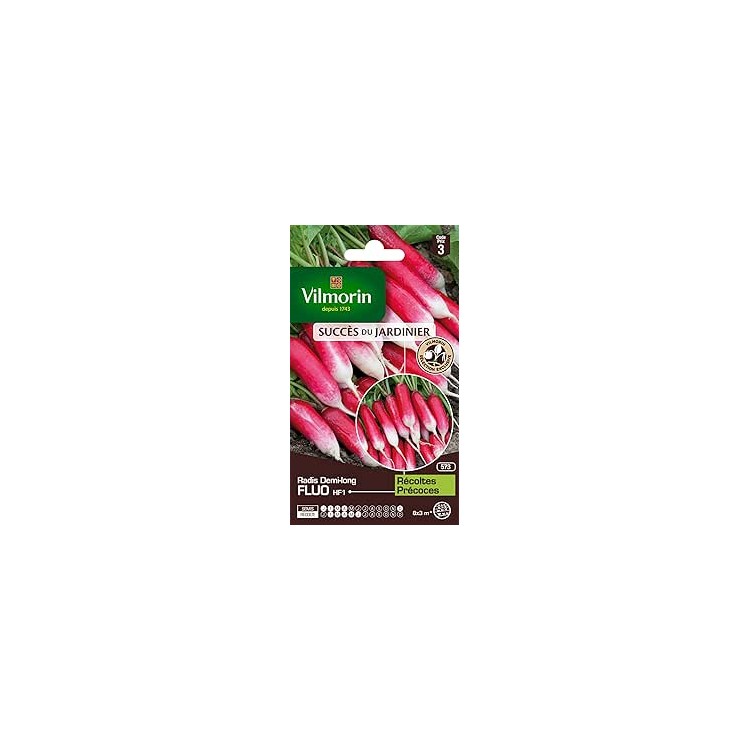 Vilmorin - Pack de Graines Radis Fluo HF1 Création