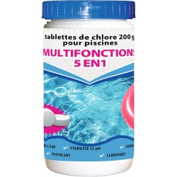 BSI - Chlore Multifonctions - 5 en 1 - Action Longue Durée - Dissolution Lente