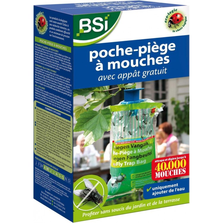 BSI - Poche Piège à mouches - Avec Appât- Pour Extérieur BSI - Poche Piège à mouches - Avec Appât- Pour Extérieur