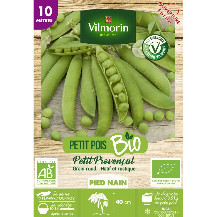 Pois Petit ProvenÃ§al - BIO - 10M