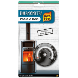 Pyro Feu 2012-12 Thermomètre avec aimant pour contrôle de la performance des poê