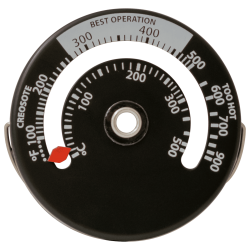 Pyro Feu 2012-12 Thermomètre avec aimant pour contrôle de la performance des poê