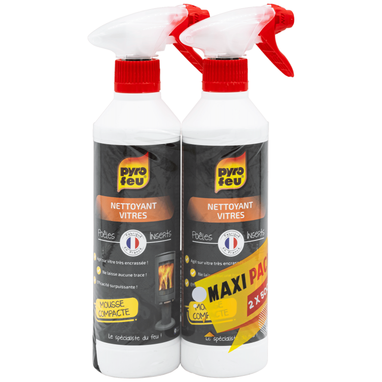 Spray nettoyant Vitres lot de 2 500 ml