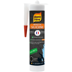 Mastic silicone cartouche 310 ml PYROFEU