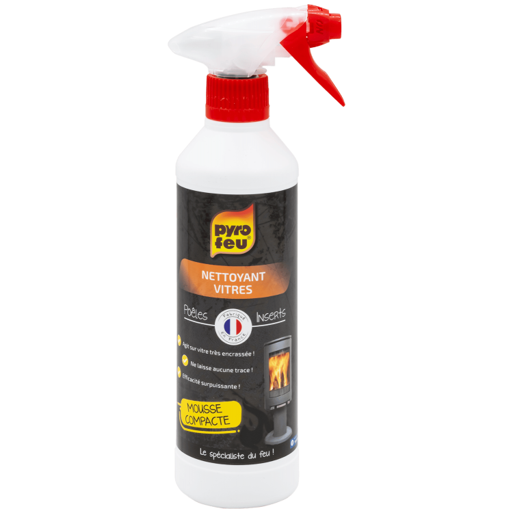 Pyro feu - spray Nettoyant Vitres 500 ml Pyro feu - spray Nettoyant Vitres 500 ml