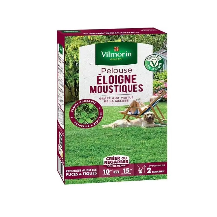vilmorin pelouse éloigne moustiques 250 gr