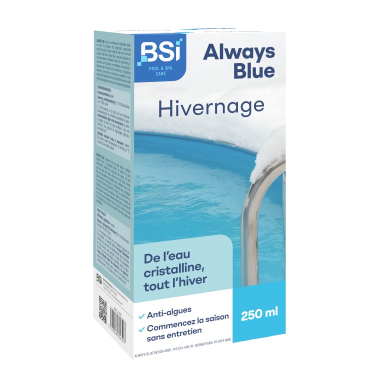 BSI - Hivernage - Liquide - Pour Hiverner l'Eau De Piscine - Contre La Saleté Et Les Dépôts - 500Ml
