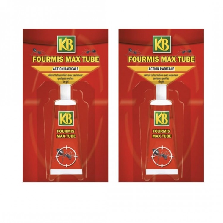KB - Lot de 2 tube rouge anti-fourmi