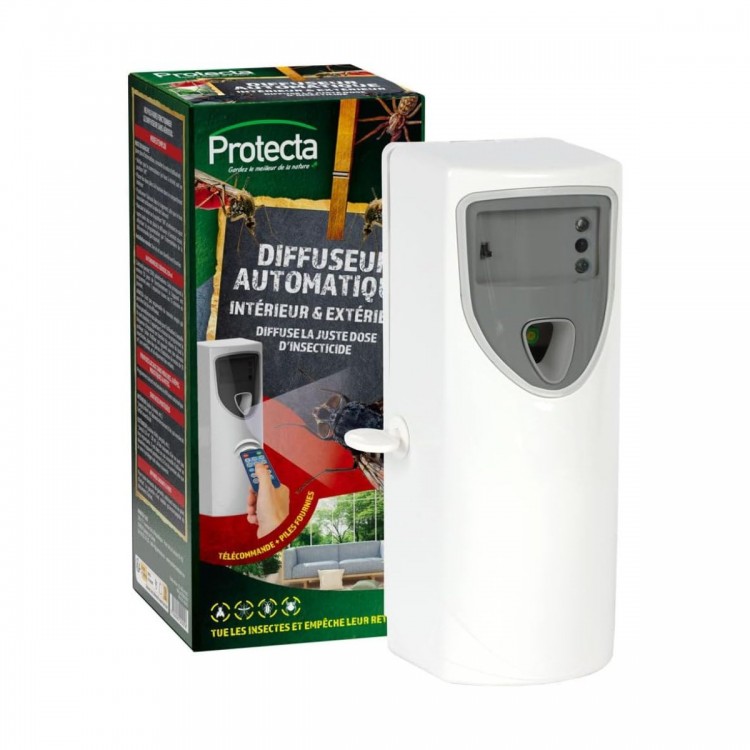 PROTECTA Diffuseur automatique d'insecticides au pyrèthre végétal